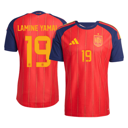LAMINE YAMAL #19 Mens Spain World Cup Home Jersey 2026 - Player Version (Slim Fit)