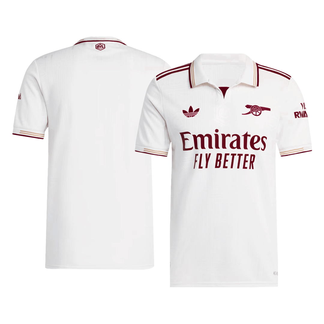 Mens Arsenal Third Jersey 2025/26 - Player Version (Slim Fit)