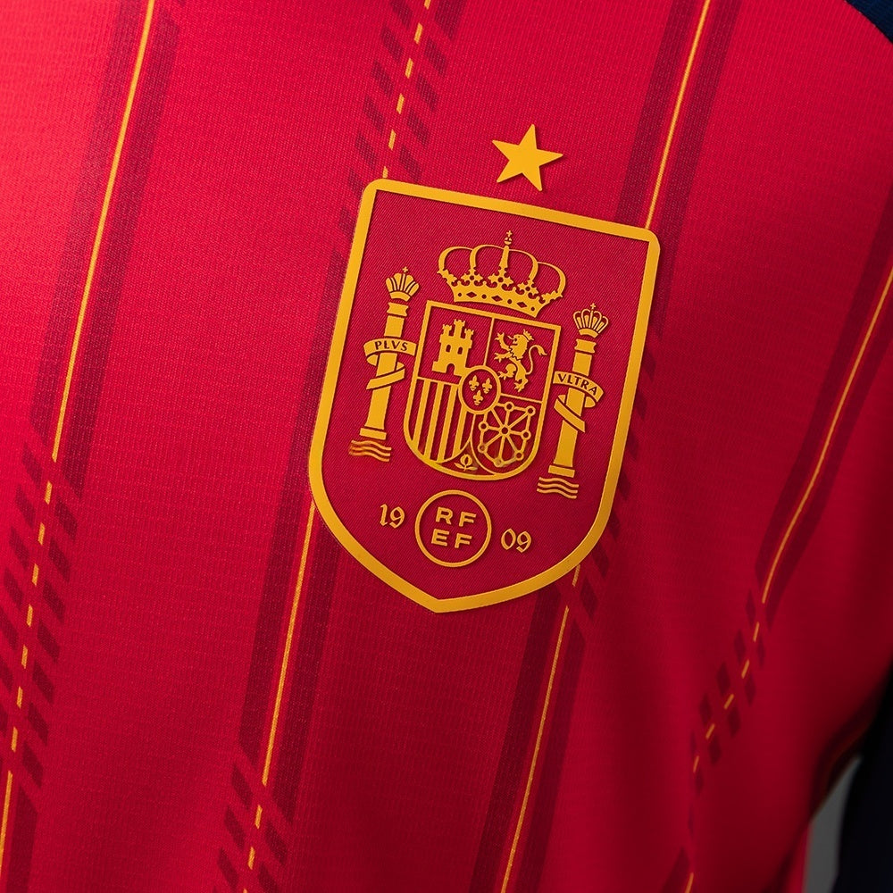 Spain Home Jersey 2026 World Cup Long Sleeves Football Kit Soccer Shirt