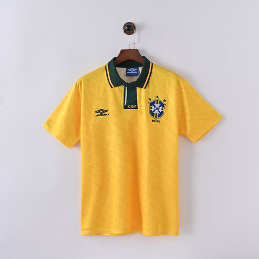 Retro Brazil Jersey 1991-93 Football Kit Soccer Jersey