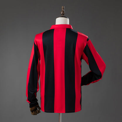 Frankfurt Home Jersey 1983-1984 Retro Long Sleeves Football Kit Soccer Shirt