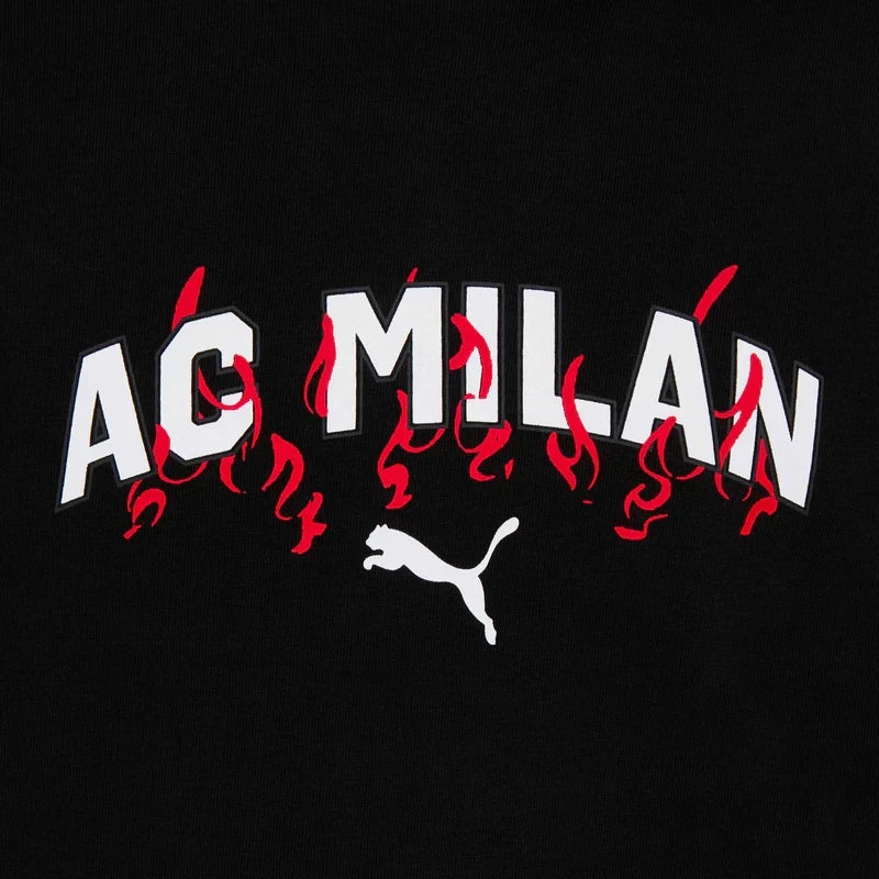 Puma AC Milan Culture Hoodie-Black