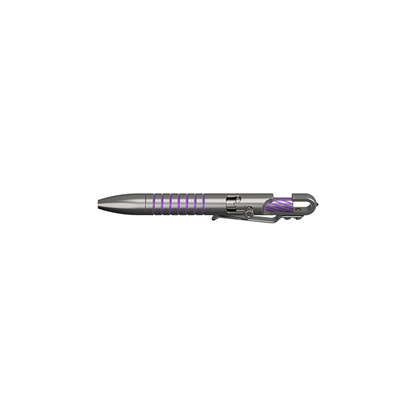 Titanium Bolt Action Tactical Pen – Ultimate GR5 with Waterproof EDC with Secure Hook