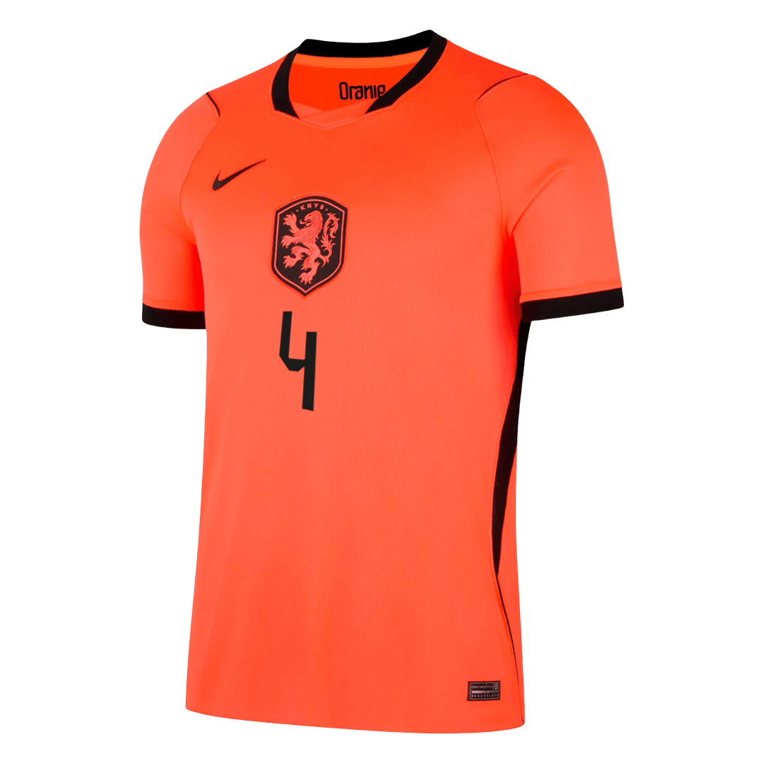 VIRGIL #4 Mens Netherlands World Cup Home Jersey 2026