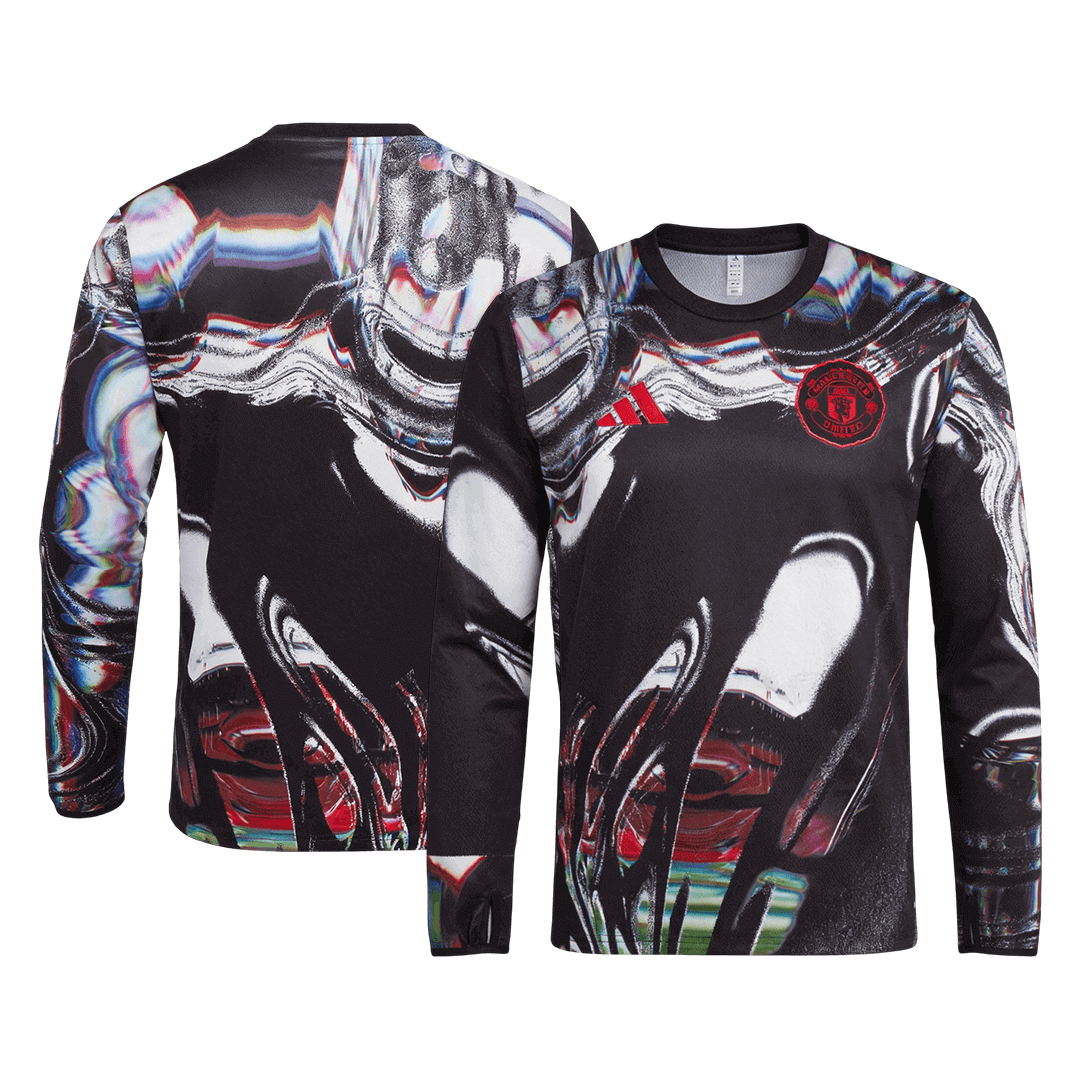 Mens Manchester United Pre-Match Long Sleeve Jersey 2025/26