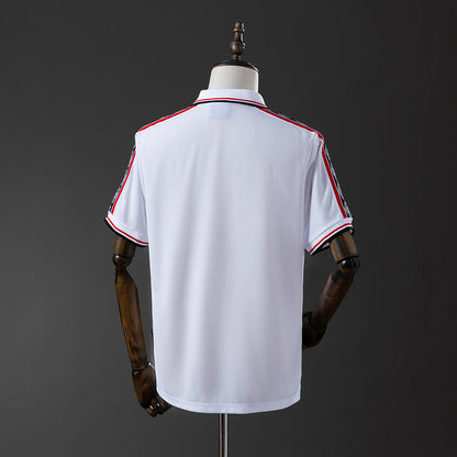 Manchester United Jersey1998-99 Home White Retro Football Kit