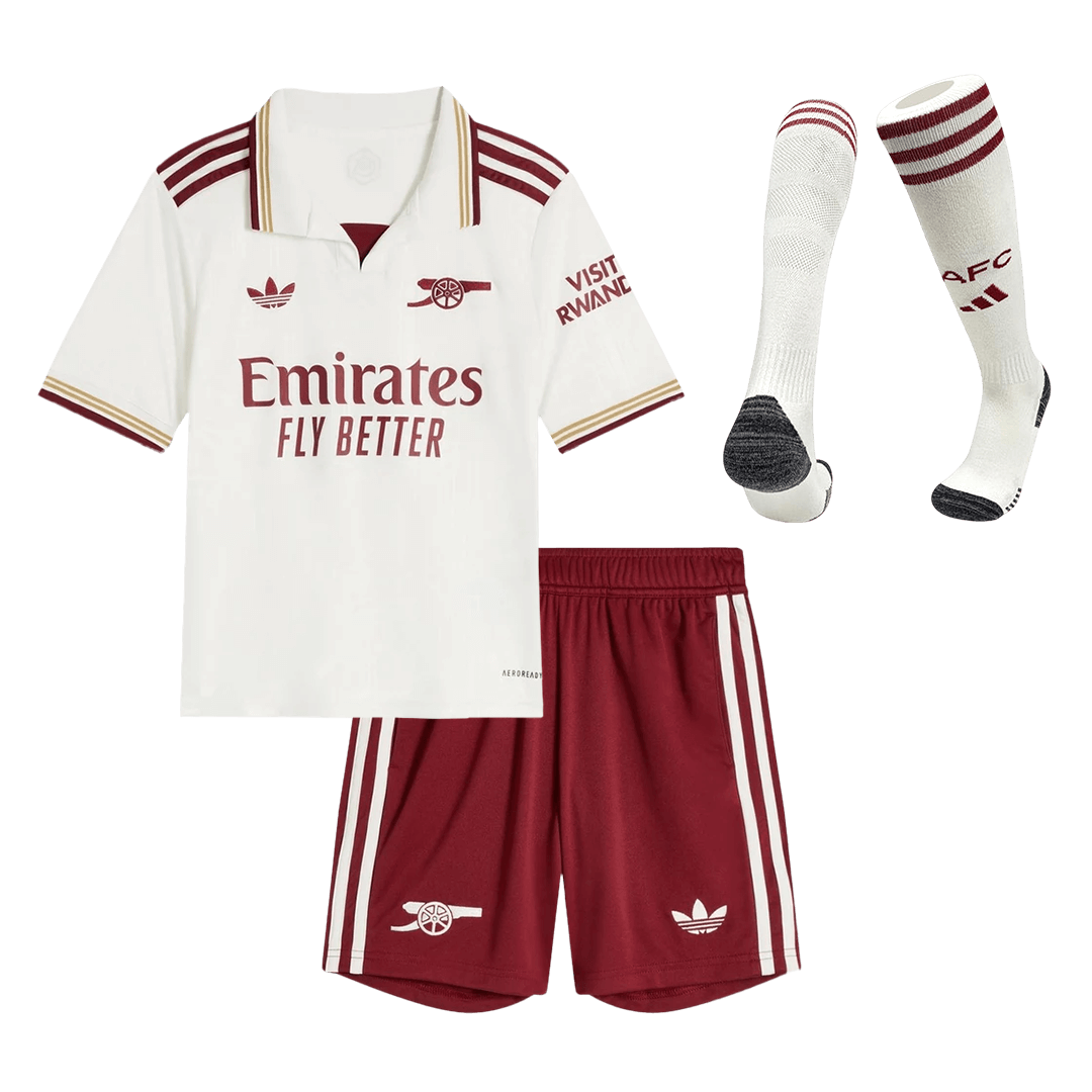 Kids Arsenal Third Full Kit 2025/26