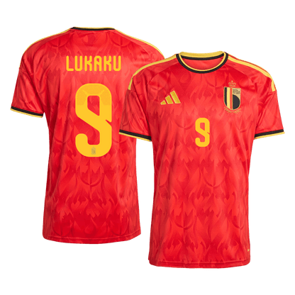 LUKAKU #9 Mens Belgium World Cup Home Jersey 2026