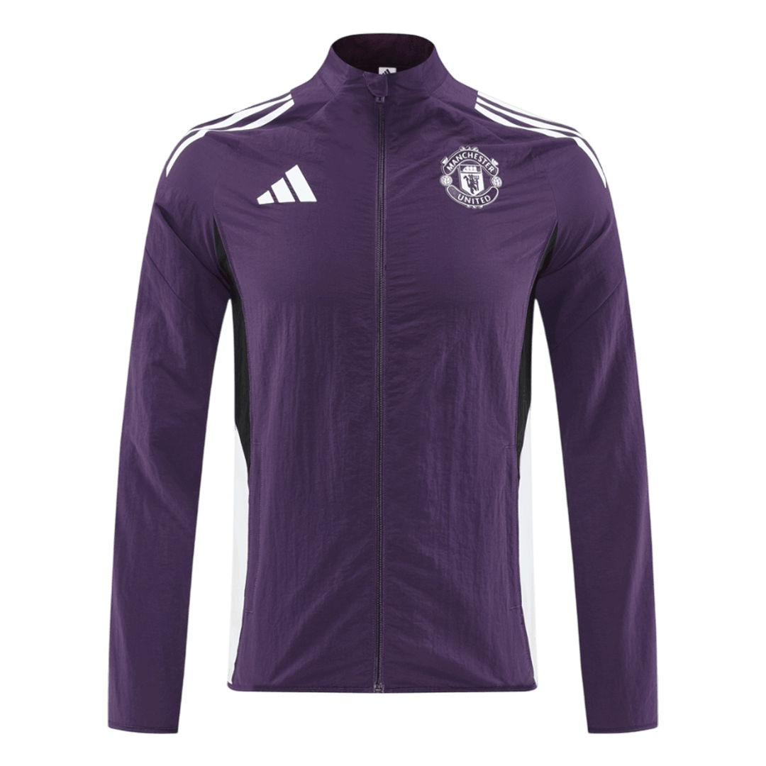 2025/26 Manchester United Purple Windbreaker Jacket