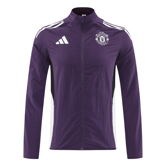 2025/26 Manchester United Purple Windbreaker Jacket