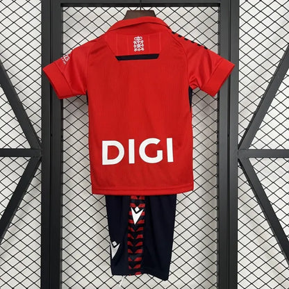 Kids Osasuna Jersey 25/26 Home Football Kit Soccer Jersey