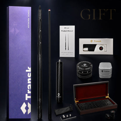 TRANSK Global Collector's Edition Metal Carbon Fiber Pool Cue - No.01, Only 10 Pieces Worldwide