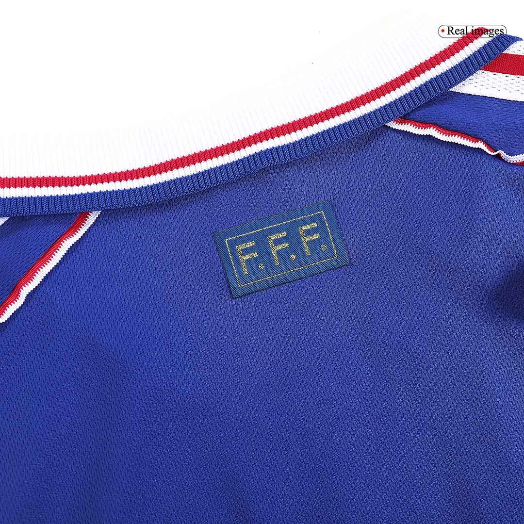 Retro HENRY #12 1998 Mens France World Cup Home Jersey