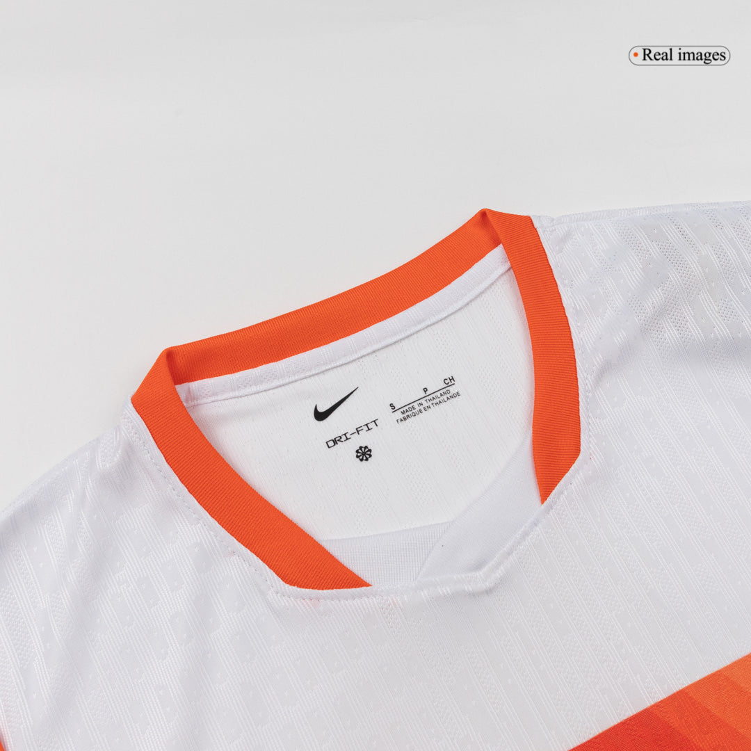 F.DE JONG #21 Mens Netherlands World Cup Away Jersey 2026 - Player Version (Slim Fit)