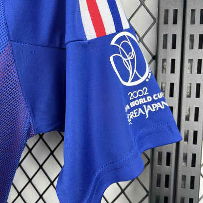 France Home Jersey 2002 Retro Football Kit Soccer Shirt