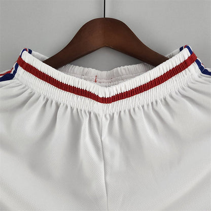 Retro France White Shorts 1998 Football Jersey