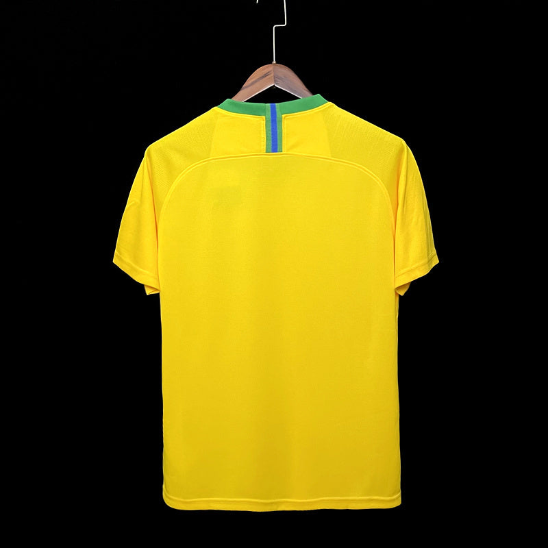 Brazil Home Jersey 2018 Retro Football Kit Soccer Shirt