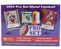 2024 Leaf Pro Set Metal Football Hobby Box