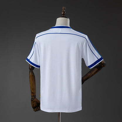 Brazil Away Jersey 1998 White Retro Football Kit Soccer Shirt