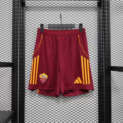 Player Version AS Roma Shorts 25/26 Home Football Kit Soccer Shorts