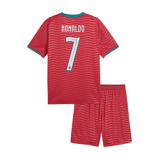 RONALDO #7 Kids Portugal World Cup Home Kit 2026 [PREMIUM]