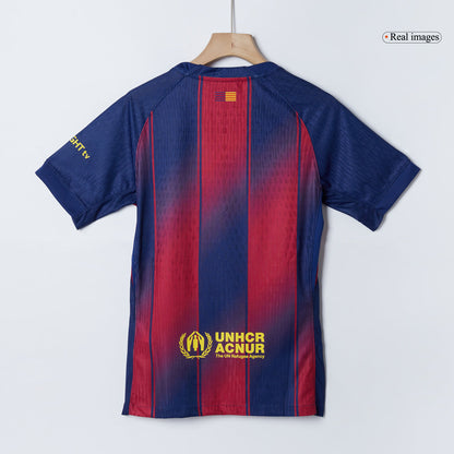 F.DE JONG #21 Mens Barcelona Home Jersey 2025/26 UCL - Player Version (Slim Fit)