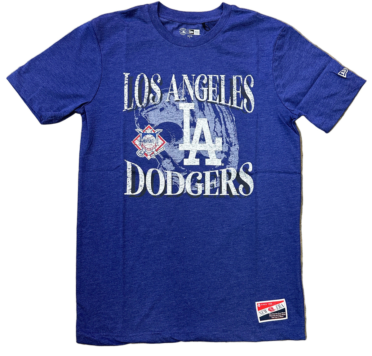 New Era Men's Los Angeles Dodgers Throwback  T-Shirt