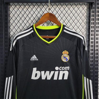 Long Sleeves Real Madrid Jersey 10/11 History Retro Football Kits Custom Name 2010 2011 Soccer Team Shirt