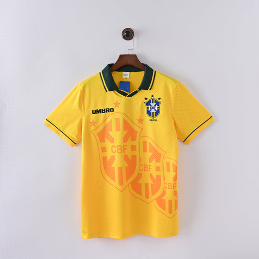 Retro Brazil Jersey 1994 Home Football Kit Soccer Jersey