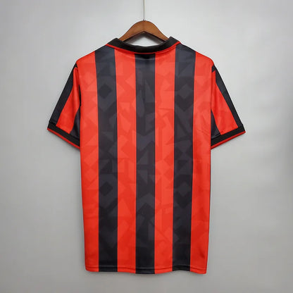 AC Milan Retro Jersey 1993/94 Home Football Jersey Soccer Shirt