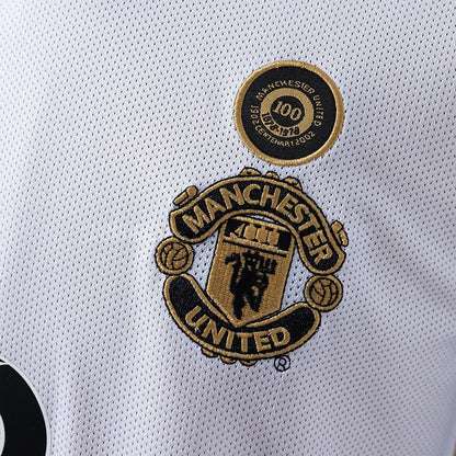 Manchester United Jersey 2001-02 Double-sided Retro Football Kit Long Sleeves
