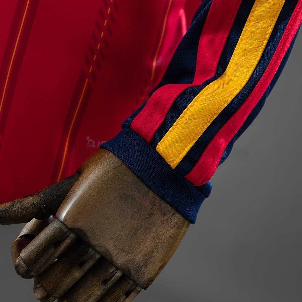 2-Star Spain Home Jersey 2026 World Cup Champion Long Sleeves Football Kit Soccer Shirt
