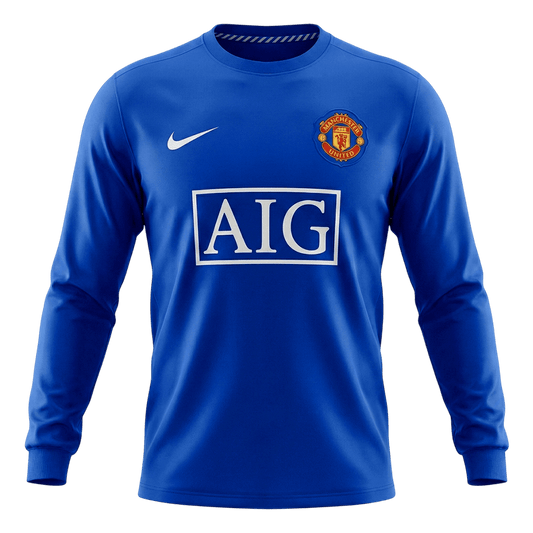 Retro 2008/09 Mens Manchester United Third Long Sleeve Jersey