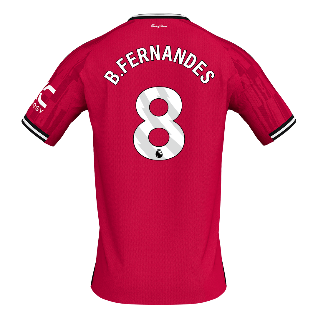B.FERNANDES #8 Mens Manchester United Home Jersey 2025/26 [PREMIUM]
