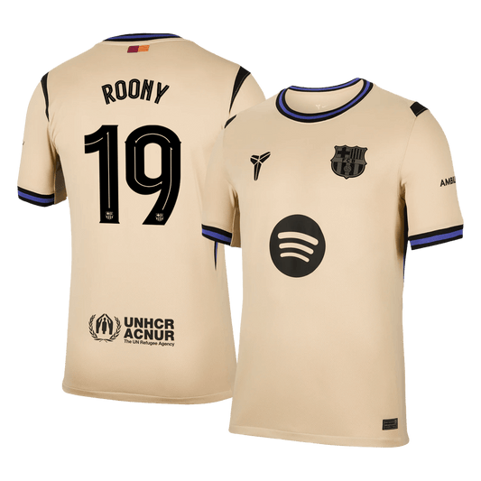 ROONY #19 Mens Barcelona Away Jersey 2025/26 - UCL