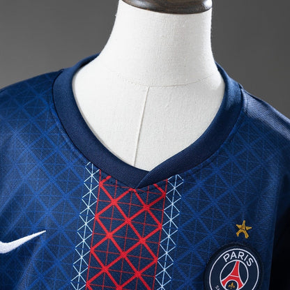 Kids PSG Jersey 25/26 Home Football Kit Star