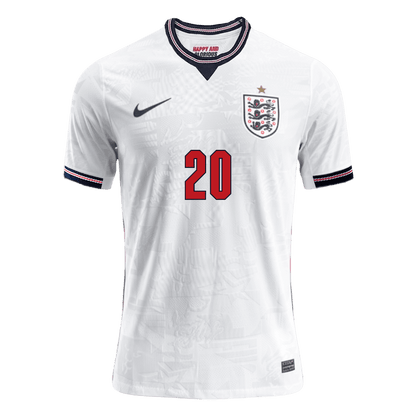 PALMER #20 Mens England World Cup Home Jersey 2026 - Player Version (Slim Fit)