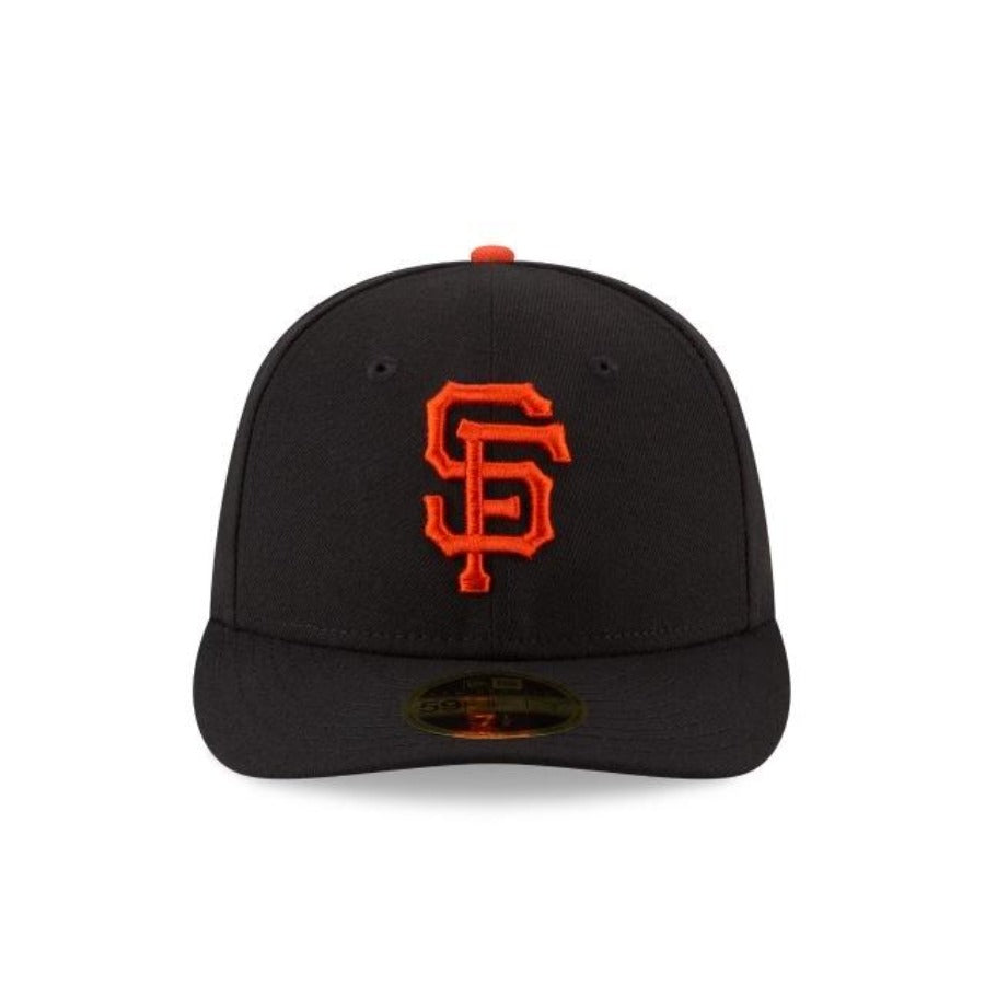 SAN FRANCISCO GIANTS ALTERNATE COLLECTION 59FIFTY FITTED-ON-FIELD COLLECTION LOW Profile -BLACK/black/orange