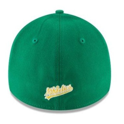 New Era Men's Oakland A's 39Thirty Team Classic Stretch Fit- Kelly green