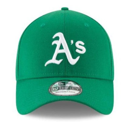 New Era Men's Oakland A's 39Thirty Team Classic Stretch Fit- Kelly green