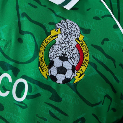 Mexico Home Jersey 1999 Retro Football Kit Soccer Shirt