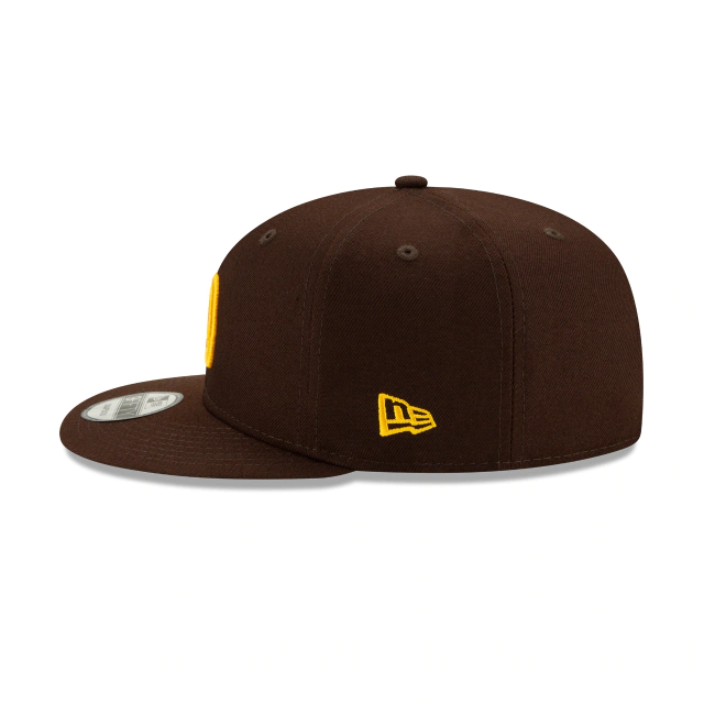 New Era San Diego Padres Team Color Basic 9FIFTY Snapback-Brown/Yellow