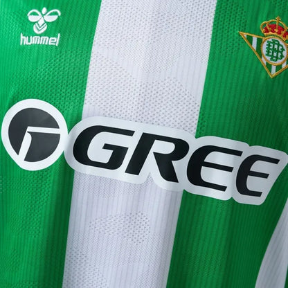 Real Betis Jersey 25/26 Home Football Kit Long Sleeves