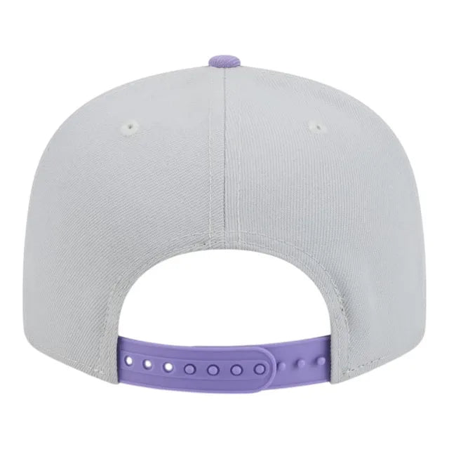 New Era Los Angeles Dodgers 2-Tone Color Pack 9FIFTY Snapback Hat -Gray/Purple