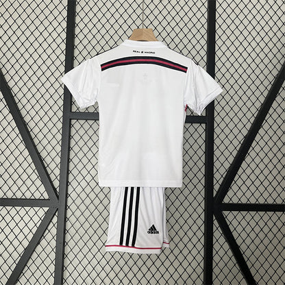 Retro Kids Real Madrid Home Jersey 14/15
