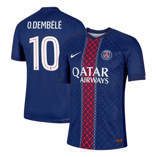 O.DEMBÉLÉ #10 Mens PSG Home Jersey 2025/26 - Player Version (Slim Fit)