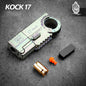 Fidget Toy 3-in-1 Ratchet Spinner Launcher - Fold n Fire Alloy Glock Colt EDC Stress Relief