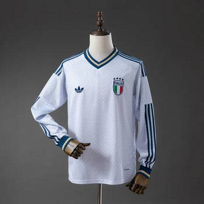 Italy Away Jersey 2026 World Cup Long Sleeves Football Kit Soccer Shirt