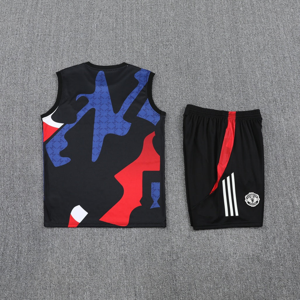Manchester United Vest Set Training Tracksuits 25/26 Football Kit Soccer Jersey