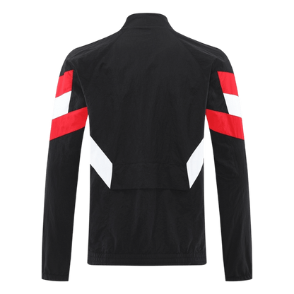 2025/26 Manchester United Black Windbreaker Jacket